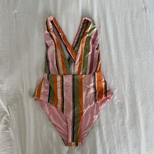 Shore Brand Striped One Piece